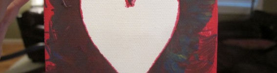 Valentine Resist Painting Art Toddler and Preschool Activity