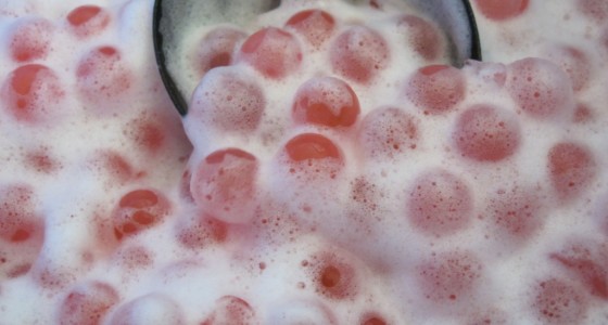 Water beads and shaving cream Water beads and shaving cream