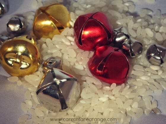 Christmas Sensory Bin wintersensorybinrice e1355979665666 Christmas Sensory Bin