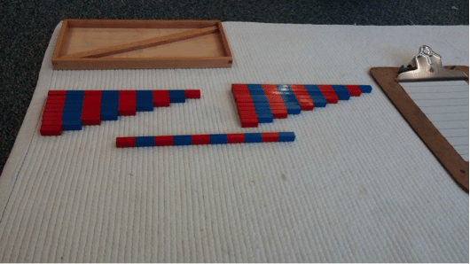 3 Montessori Math Number Rod Addition
