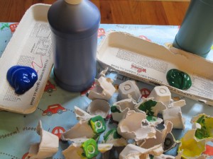 Egg Carton Earth Day Craft