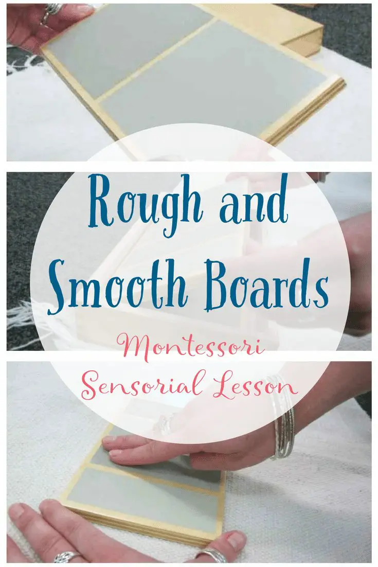 Rough and Smooth Boards Montessori Sensorial Lesson