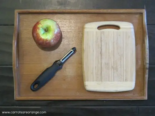 Montessori apple crafts