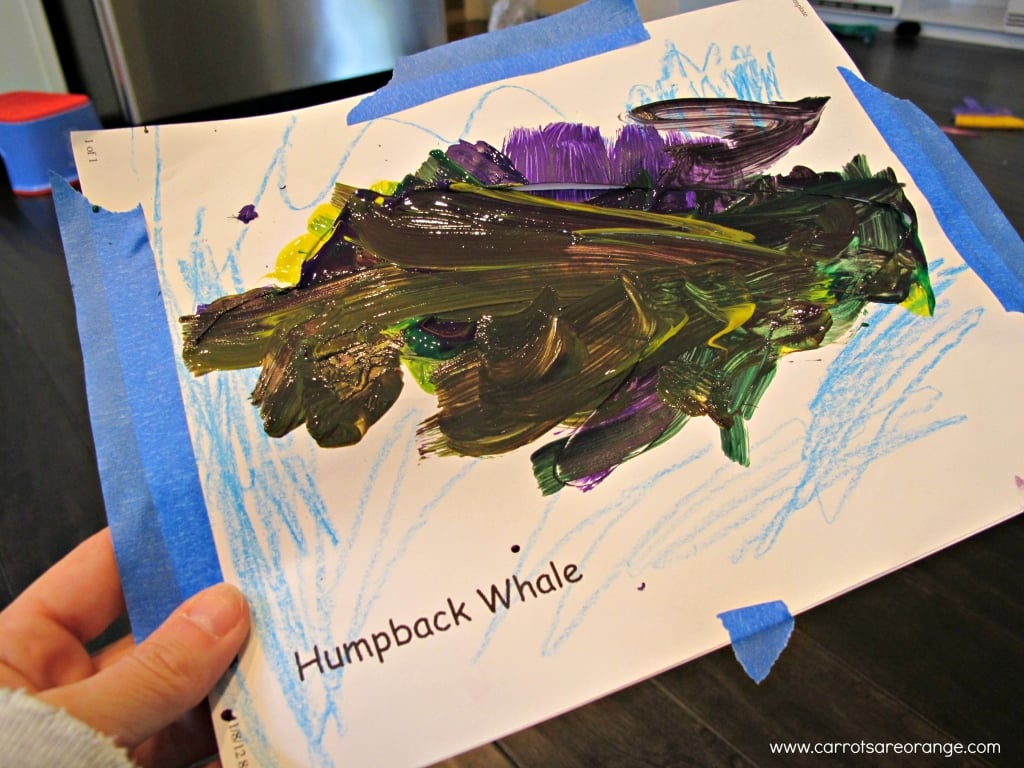Preschool Whale Art Craft