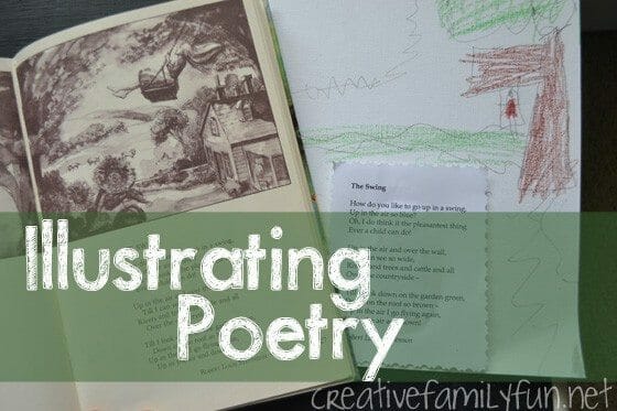 Reading & Writing Readiness Activity for Kids {Illustrating Poetry}