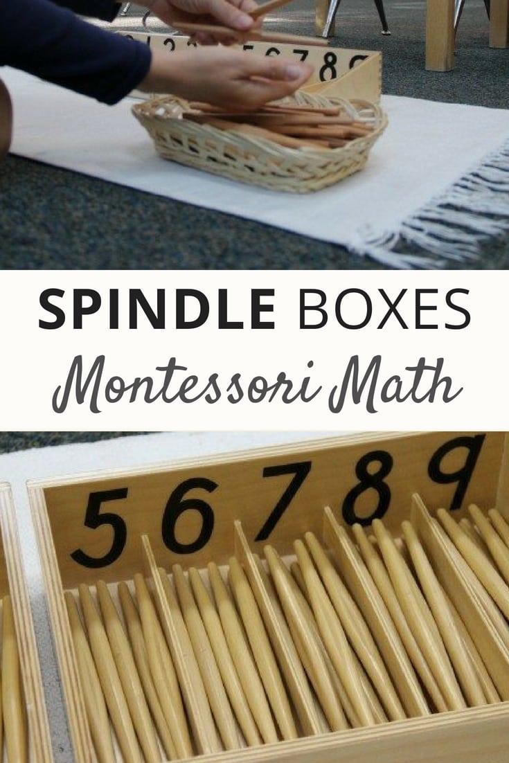 Spindle Boxes - a Montessori Math Lesson