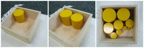 knobless cylinders in box