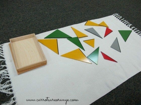 Rectangle Box Montessori Sensorial Lesson