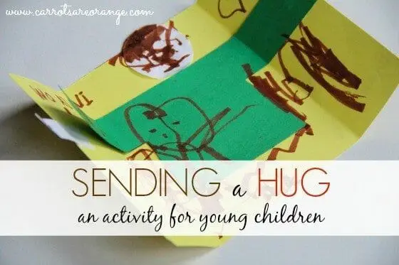 Sending a Hug Craft this Holiday