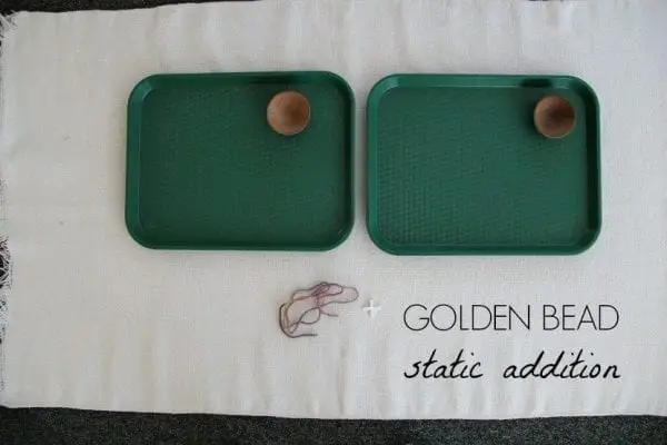 Golden Bead Static Addition Lesson - Montessori Math