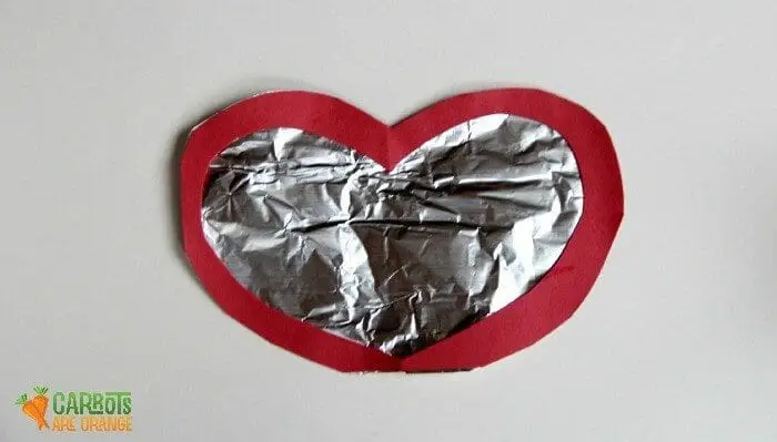 foil heart