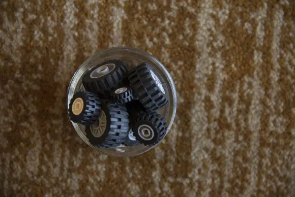 Lego Tires Early Math Estimation
