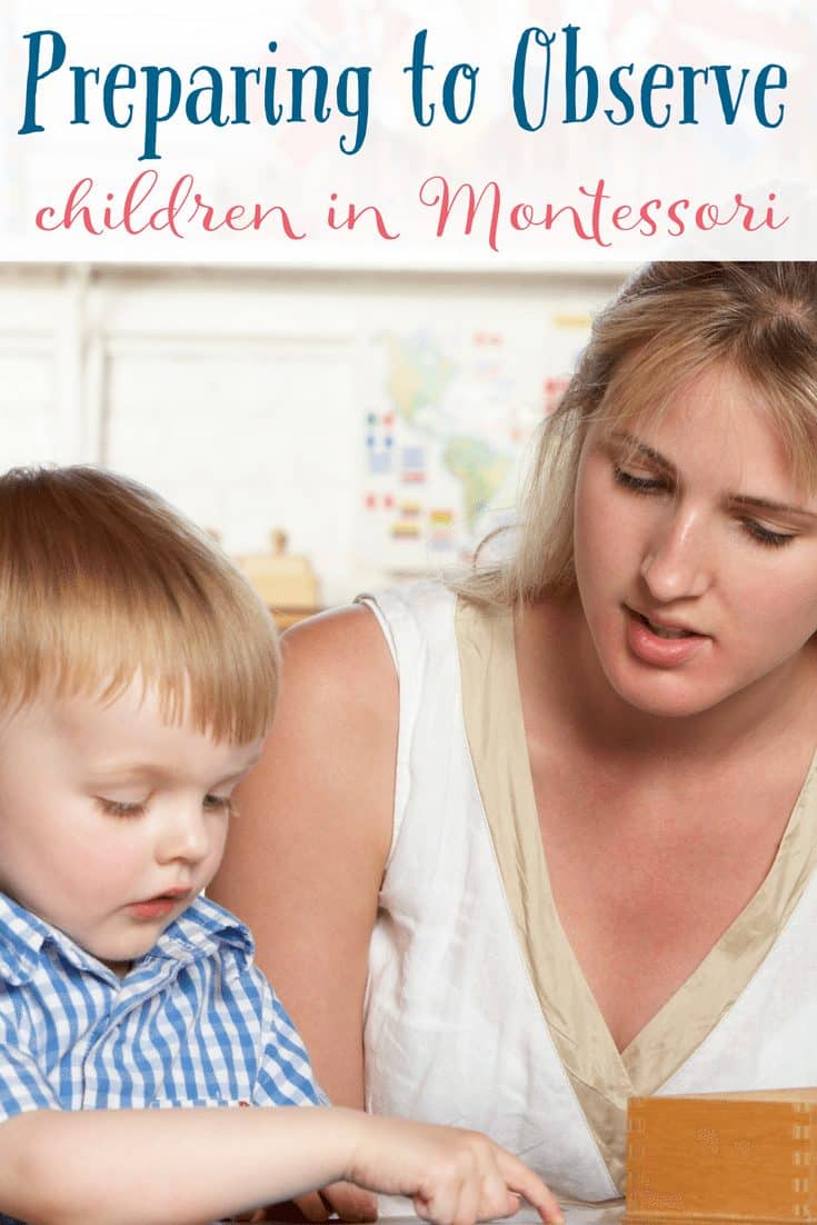 Observing Children in a Montessori Setting