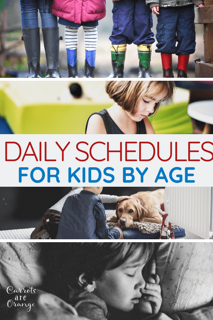Daily Schedule for Kids by Age