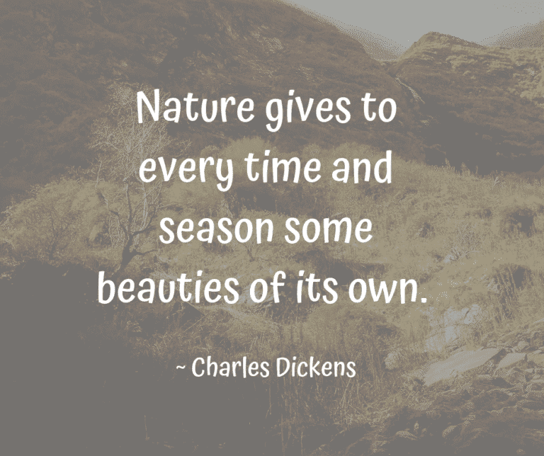 Nature Quote by Charles Dickens