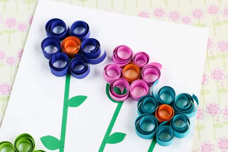 How to Make Paper Flowers for Kids - Simple & Beautiful Craft