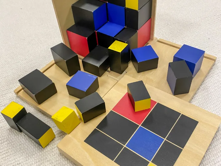 Montessori Sensorial Binomial Cube